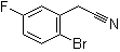 结构式 CAS# 886761-96-2, 2-溴-5-氟苯乙腈