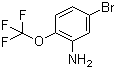 结构式 CAS# 886762-08-9, 2-三氟甲氧基-5-溴苯胺