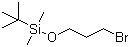 structure of CAS# 89031-84-5, (3-Bromopropoxy)-tert-butyldimethylsilane