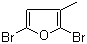 2,5-Dibromo-3-methylfuran molecular structure (CAS 89284-16-2)