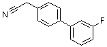3'-Fluoro-[1,1'-biphenyl]-4-acetonitrile molecular structure (CAS 893734-08-2)