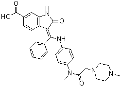 结构式 CAS# 894783-71-2, BIBF 1202