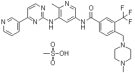 Flumatinib mesylate molecular structure (CAS 895519-91-2)