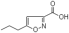 5-Propylisoxazole-3-carboxylic acid molecular structure (CAS 89776-75-0)