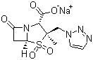 Tazobactam sodium molecular structure (CAS 89785-84-2)