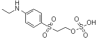 N-Ethyl-4-(2-sulfatoethylsulfonyl)aniline molecular structure (CAS 89986-40-3)