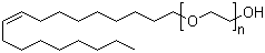 油醇聚氧乙烯醚分子结构 (CAS 9004-98-2)