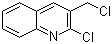 2-Chloro-3-(chloromethyl)quinoline molecular structure (CAS 90097-52-2)
