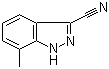 7-Methyl-1H-indazole-3-carbonitrile molecular structure (CAS 90322-84-2)