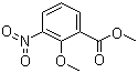 structure of CAS# 90564-26-4, Methyl 2-methoxy-3-nitrobenzoate
