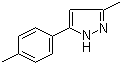 3-甲基-5-对甲苯基-1H-吡唑分子结构 (CAS 90861-52-2)