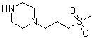 结构式 CAS# 910572-80-4, 1-[3-(甲磺酰基)丙基]哌嗪
