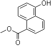 5-Hydroxy-1-naphthalenecarboxylic acid methyl ester molecular structure (CAS 91307-40-3)