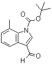 3-Formyl-7-methyl-1H-indole-1-carboxylic acid 1,1-dimethylethyl ester molecular structure (CAS 914348-96-2)