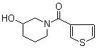 structure of CAS# 916791-29-2, (3-Hydroxy-1-piperidinyl)-3-thienylmethanone