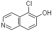 结构式 CAS# 918488-41-2, 5-氯-6-异喹啉醇