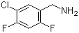 结构式 CAS# 924818-16-6, 5-氯-2,4-二氟苄胺