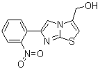 structure of CAS# 925437-85-0, 6-(2-Nitrophenyl)imidazo[2,1-b]thiazole-3-methanol;[6-(2-Nitrophenyl)imidazo[2,1-b]thiazol-3-yl]methanol