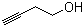 structure of CAS# 927-74-2, 3-Butyn-1-ol