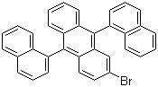 结构式 CAS# 929031-39-0, 2-溴-9,10-二-1-萘基蒽