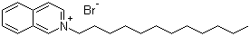 2-Dodecylisoquinolinium bromide molecular structure (CAS 93-23-2)