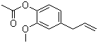 Eugenyl acetate molecular structure (CAS 93-28-7)