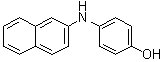 4-(2-萘基氨基)苯酚分子结构 (CAS 93-45-8)