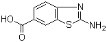 2-Aminobenzothiazole-6-carboxylic acid molecular structure (CAS 93-85-6)
