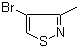 4-Bromo-3-methylisothiazole molecular structure (CAS 930-42-7)