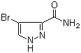 structure of CAS# 932-65-0, 4-Bromo-1H-pyrazole-3-carboxamide
