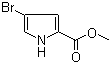 Methyl 4-bromopyrrole-2-carboxylate molecular structure (CAS 934-05-4)