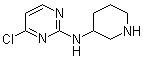 4-氯-N-3-哌啶基-2-嘧啶胺分子结构 (CAS 939986-00-2)