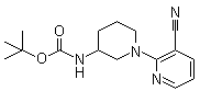 N-[1-(3-Cyano-2-pyridinyl)-3-piperidinyl]carbamic acid tert-butyl ester molecular structure (CAS 939986-24-0)