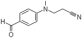 4-[(2-Cyanoethyl)methylamino]benzaldehyde molecular structure (CAS 94-21-3)