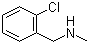 structure of CAS# 94-64-4, 2-Chloro-N-methylbenzylamine;N-Methyl-2-chlorobenzylamine; N-(2-Chlorobenzyl)-N-methylamine