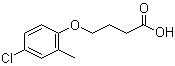 2-Methyl-4-chlorophenoxybutyric acid molecular structure (CAS 94-81-5)