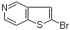 结构式 CAS# 94226-20-7, 2-溴噻吩并[3,2-c]吡啶
