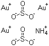 Ammonium gold sulphite molecular structure (CAS 94232-38-9)