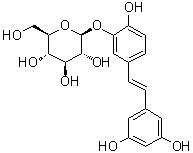 结构式 CAS# 94356-26-0, 曲札芪苷