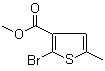 2-Bromo-5-methyl-3-thiophenecarboxylic acid methyl ester molecular structure (CAS 944709-72-2)