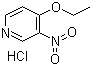 结构式 CAS# 94602-04-7, 4-乙氧基-3-硝基吡啶盐酸盐