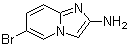 结构式 CAS# 947248-52-4, 6-溴咪唑并[1,2-a]吡啶-2-胺
