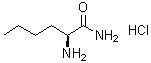 structure of CAS# 94787-97-0, L-Norleucinamide hydrochloride;L-Norleucine amide hydrochloride