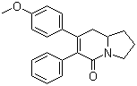 2,3,8,8a-Tetrahydro-7-(4-methoxyphenyl)-6-phenyl-5(1H)-indolizinone molecular structure (CAS 950567-39-2)