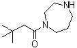 structure of CAS# 953736-59-9, 1-(Hexahydro-1H-1,4-diazepin-1-yl)-3,3-dimethyl-1-butanone