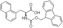 (S)-N-Fmoc-1-Naphthylalanine molecular structure (CAS 96402-49-2)