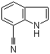 结构式 CAS# 96631-87-7, 7-氰基吲哚