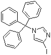 结构式 CAS# 96797-15-8, 1-三苯甲基-4-碘咪唑