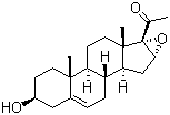 16,17-Epoxypregnenolone molecular structure (CAS 974-23-2)