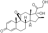 16-beta Methyl Epoxide molecular structure (CAS 981-34-0)